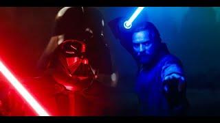 CineVore - OBI-WAN KENOBI duel against DARTH VADER to the music of Battle Of The Heroes, 3 Episodes