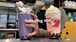 2023 BOBA CAFE VLOG #08 | Halo Halo Milk Tea 