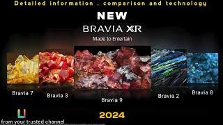 Sony Bravia 2024 | Bravia 2 Bravia 3 Bravia 7 Bravia 8 Bravia 9 | New