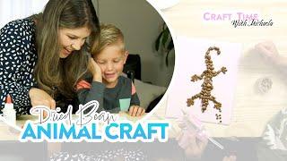 Dried Bean Animal Craft | Craft Time with Michaela