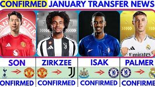 THE LATEST CONFIRMED TRANSFER NEWS AND RUMOURS TRANSFERS 2024| SON, ZIRKZEE, ISAK, PALMER