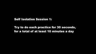 Football Self Isolation Session 1