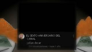 Creepypasta: @YulianDecar  y su 6° Aniversario