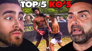 LosPollosTV And Dad React To Top 5 STREETBEEFS KOs!