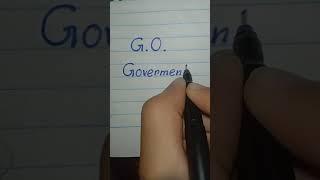 English Short Word Part 2 - quek write 001 Handwriting #shorts