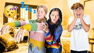 RANDOMLY FALLING ASLEEP PRANK *sleepwalking*  | Claire RockSmith