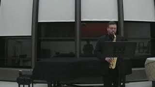 Concerto I for Alto Saxophone and Tape by Burton Beerman