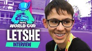 Interview mit dem JÜNGSTEN deutschen FAVORITEN bei der Fortnite WM: Letshe im Interview!