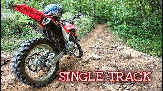 SINGLE TRACK HONDA CRF250F | INDIAN RIDGE 172 | HATFIELD MCCOY TRAILS