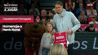 CASADEMONT ZARAGOZA homenajea a su mítico HENK NOREL | Liga Endesa 2024-25