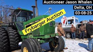 Results - John Deere | 8230 & 4640 Tractors | Starfire 3000 | Weights - Frybarger Auction 03-08-25