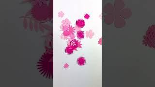 Paper Flower Butterfly, Cricut Files, DIY Spring Decor, Flower Template, Floral Craft, Nursery DIY