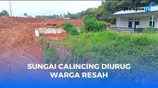 Aliran Sungai Calincing Dirusak, Warga di Kelurahan Tembong Resah