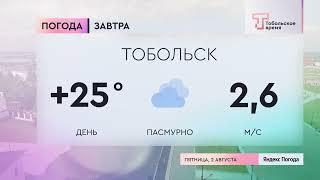 Прогноз погоды на 2 августа