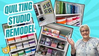 Small Space Quilting Studio Tour ~It's FINALLY done! 2024