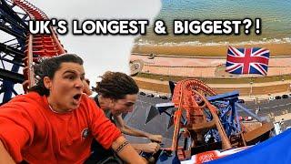 We FINALLY Rode the BIG ONE!! And it was INSANE!  Pleasure Beach Resort Pt. 1! [Europe Tour 2024]