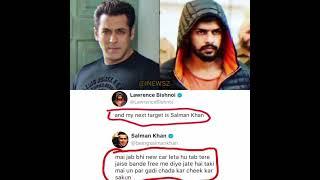 Salman Khan reply to Lawrence Bishnoi  #shorts #breakingnews