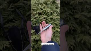 Необычный шейный нож       #ножи #bushcraft #охотничийнож