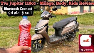 Tvs Jupiter 110cc - Milege, Bluetooth Connect,  Ride Review, Body ( Metal/Fibre ) - Complete Answer