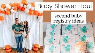 Baby Shower/Diaper Party Haul | SECOND BABY