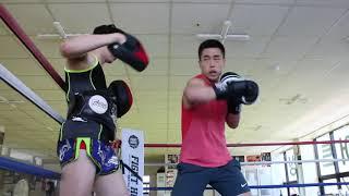 싸이코핏불스 손준오 복싱 트레이닝  boxing training in korea