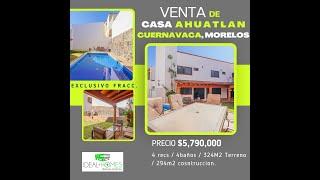 Casa en Venta Ahuatlan Cuernavaca, Morelos