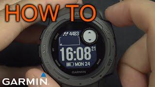 How to Customize Garmin Instinct Watchface