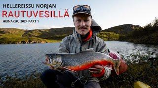 Arctic char fishing in Finnmark, Norway- optimal conditions for the dry fly fishing?