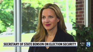 Benson on elections: 'Transparency is our friend'