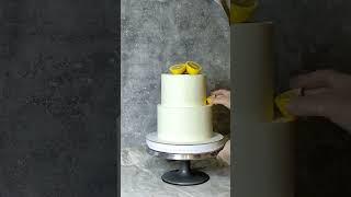 лимонный свадебный тот с лимонным курдом #cakedecoration #pinterestcake#cakedecoridea #красивыйторт
