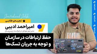 حفظ ارتباطات در سازمـان و توجه به جریان تسک‌ها