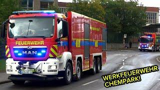 [WERKFEUERWEHR CHEMPARK!] 19 FAHRZEUGE AUF EINMAL| BULLHORN & Neufahrzeuge