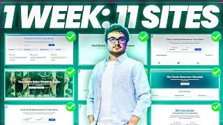 AI Built Me 11 Money Making Websites in ONE WEEK