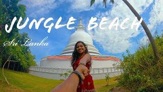 Jungle Beach Galle Unawatuna | Japanese Peace Pagoda Unawatuna | GoPro Hero 8 Cinematic Travel Video