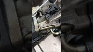 Loose carb adjustment screw