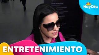 Maite Perroni reacciona a situación de William Levy | Hoy Día | Telemundo