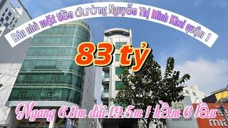 Bán nhà mặt tiền đường Nguyễn Thị Minh Khai quận 1