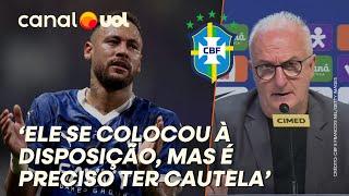 DORIVAL EXPLICA AUSÊNCIA DE NEYMAR JR NA CONVOCAÇÃO DA SELEÇÃO BRASILEIRA