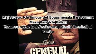 Canabasse - Général (Lyrics)