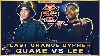 B-Boy Quake vs. B-Boy Lee | Last Chance Cypher | Red Bull BC One World Final Poland 2021