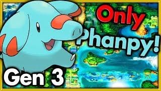 Can I Beat Pokemon Emerald with ONLY PHANPY?  Pokemon Challenges ► NO ITEMS IN BATTLE