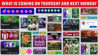 New Update v4.3.0! Free Epic & Free Coins  | What Is Coming On Tomorrow & Monday In eFootball 2025