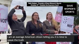 Save Women's Sports at Supreme Court Rally