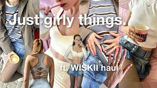 Girly selfcare vlog  activewear haul, nail salon & workout routine ft. WISKII