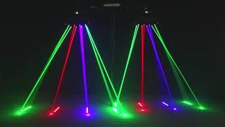 150W RGB LED Spider Laser Beam Moving Head Stage Lights DMX Disco DJ Party Ligh