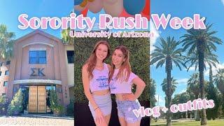 Sorority Recruitment Vlog 2022  University of Arizona