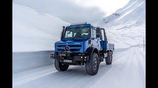 Mercedes-Benz Unimog u4023 Tested off-Road on Ice and Snow in Austria