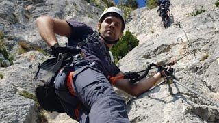 ÖTK Klettersteig vormals HTL Steig ( Einstiegswand und Verschneidung )