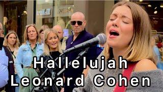 Street performers, incredibly moving version of ‘Hallelujah’ ￼ Leonard Cohen Allie Sherlock Cover.