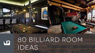 80 Billiard Room Ideas